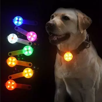 USB-зарядка Мигающие аксессуары для щенков Ошейники для собак Светящийся ошейник Светящаяся подвеска синий