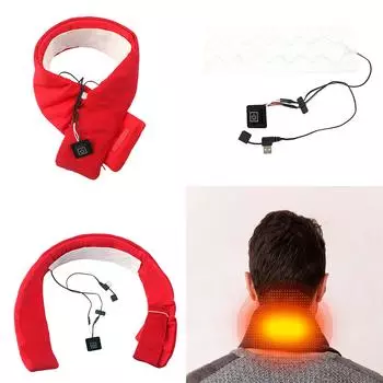 USB-зарядка шарф грелка для мужчин и женщин 3 уровня регулируемый DIY термошарф сменный грелка для холодной погоды