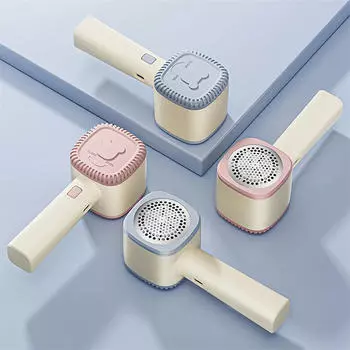 USB-зарядка Триммер для удаления комков шерсти Маленький Мощный Бытовой Удаляющий Комки Волоса Для Одежды Бритва Для Свитера Портативная Машинка Для Удаления Волос розовый
