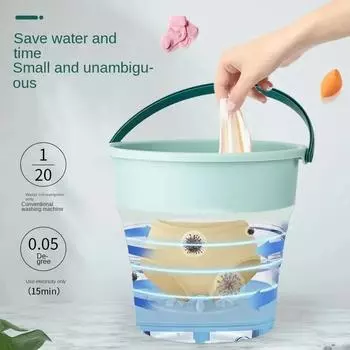 USB зарядка турбо мини прачечная креативная мелкая бытовая техника маленькая стиральная машина зелёный