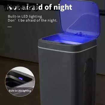 USB-зарядка, умный индукционный мусорный бак, автоматическое ведро для мусора, ведро для мусора, ванная комната для кухни, электрическое сенсорное мусорное ведро, корзина для бумаги, 12 л белый