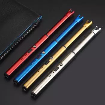 USB зарядка воспламенитель кухонный воспламенитель уличная зажигалка для барбекю и кемпинга 23X1.5X23CM золотой