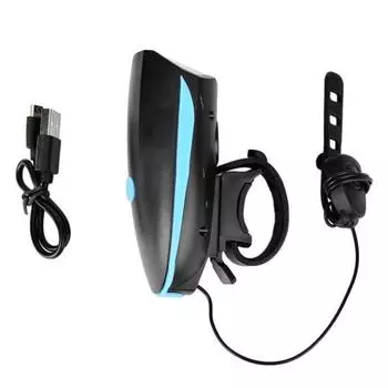 USB зарядка высокая яркая передняя фара велосипедный гудок сигнальная лампа для велосипеда синий