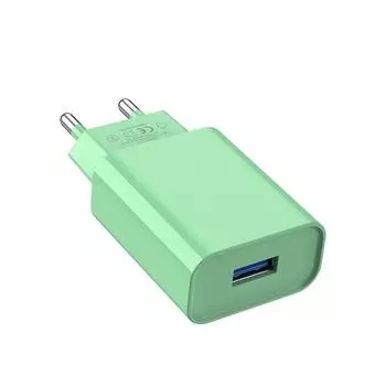 USB зарядное устройство 2A быстрая зарядка QC3.0 EU/US вилка зарядное устройство для мобильного телефона адаптер питания дорожный смартфон быстрая зарядка настенное USB зарядное устройство EU Green