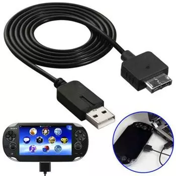 USB-зарядное устройство, зарядный кабель для Sony PS Vita, кабель для синхронизации данных, зарядный провод PSV PSP Vita