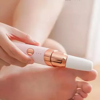 USB-зарядный электрический шлифовальный станок для ног для удаления мозолей и омертвевшей кожи - портативный инструмент для пилинга и педикюра 3 heads белый
