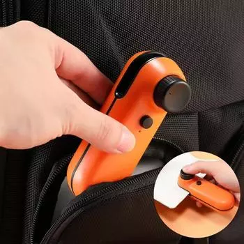 USB-зарядный термосварщик Мини-упаковка Машина для запечатывания пищевых пакетов с кабелем Многофункциональный термосварщик Упаковка Кухонные принадлежности оранжевый