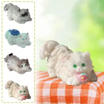 Ущипните, нежное допаминовое украшение для персидской кошки, изысканная игрушка для снятия стресса и вентиляции One Size чёрный