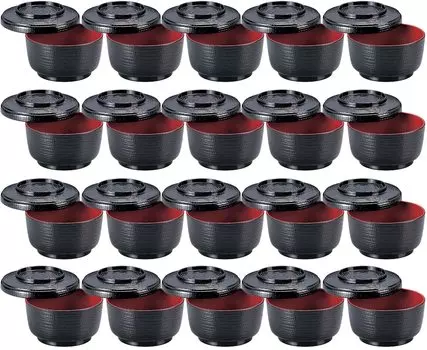 use Fukui Craft Ohitsu Keyaki Wariko Made in Japan Mini Kurouchi Vermilion Paint [Commercial set] (Parent) (20 customers)