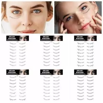 Use to Face Eyelash Lower Eyelash Tattoo Sticker Lower Eyelash Temporary Tattoos Outdoor JM-11