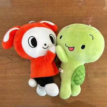 Used Banpresto Maizen Sisters Leisurely Pose Big Plush Set of 2 21cm No Tag