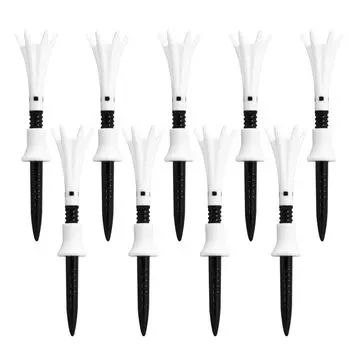 used by Rikuya Hoshino DAIYA GOLF Tomahawk Tee BW 9 pieces Increased flying distance Heavy duty Not easy to break Easy to find Compliant with golf