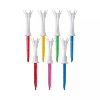 used by Rikuya Hoshino DAIYA GOLF Tomahawk Tee Long 7 pieces Height adjustable Increased distance Heavy duty Not easy to break Easy to find Conforms