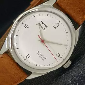 USED CLASSIC HMT JANATA MANUAL WINDING WHITE DIAL WATCH FOR MEN a430079-2 R101-a430079