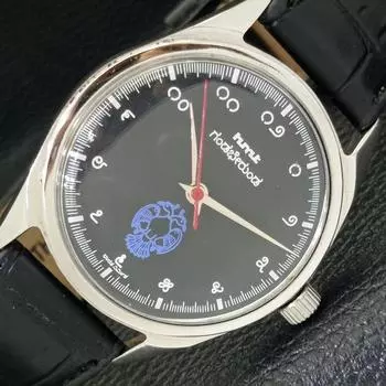 USED CLASSIC HMT JUBILEE MANUAL WINDING BLACK DIAL WATCH FOR MEN a430105-2 R101-a430105