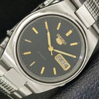 USED GENUINE VINTAGE SEIKO 5 AUTOMATIC JAPAN MENS ORIGINAL DIAL WATCH a433263-2 R115-a433263