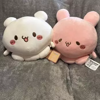 Used Love Ease Mashumochi Pyonchi Sumoppi BIG Plush Doll Set H 25cm