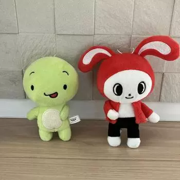 Used Maizen Sisters Mascot Plush Mikey Zenichi Dance Set of 2 15cm No Tag