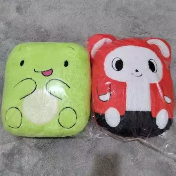 Used Maizen Sisters Super Large Plush Cushion Mikey Zenichi 40cm Set of 2