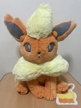 Used Pokemon Flareon Comfy Friends Large Plush Doll Stuffed Toy Pokemon Center