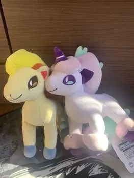 Used Pokemon Focus Ponyta Glarian Ponyta Plush Set of 2