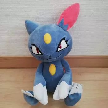 Used Pokemon Mofugutto Plush Sneasel 22cm