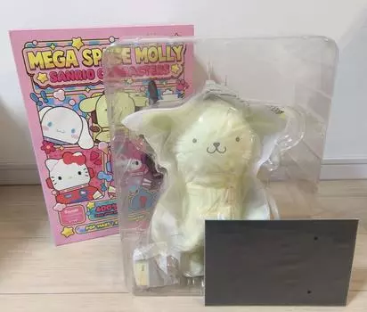 Used POP MART MEGA Collection 400% SPACE MOLLY Pom Pom Purin Figure Japan