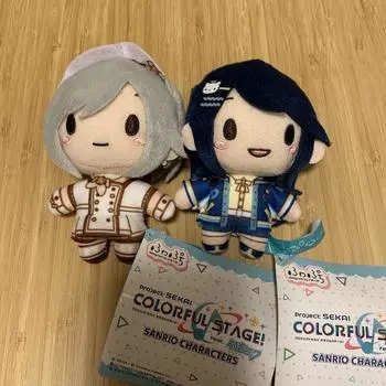 Used Project Sekai Ichika Siho Fuwapuchi Mascot Plush Set of 2