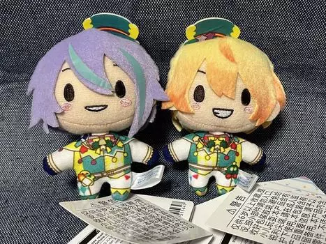 Used Project Sekai More Plus Mascot Plush Rui Kamishiro Tenma Tsukasa Set of 2
