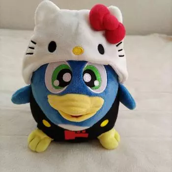 Used Sanrio Hello Kitty Donpen Collaboration Stuffed Toy No Tag