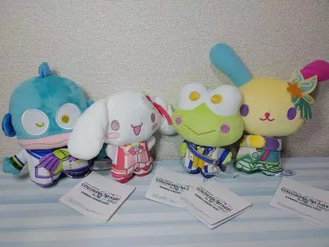 Used Sanrio Project Sekai Wonderlands Showtime Plush Mascot Toy 4 Types Set H 15cm