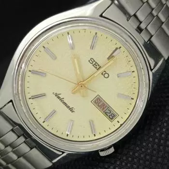 Б/У SEIKO 5 AUTOMATIC 7009A JAPAN MENS WATCH a312817-1 SKU596-a312817