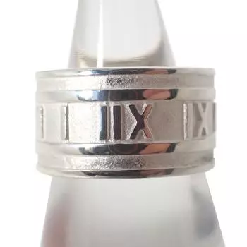 [Used] TIFFANY/Tiffany 925 Atlas Wide Ring/No. 13/g420-70