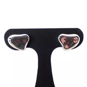 [Used] TIFFANY/Tiffany 925 full heart earrings/g413-13