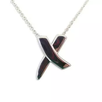 [Used] TIFFANY/Tiffany 925 Kiss Pendant/Necklace/g410-26