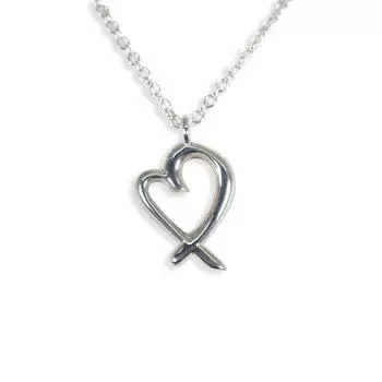 [Used] TIFFANY/Tiffany 925 Loving Heart Pendant/Necklace [g381-32]