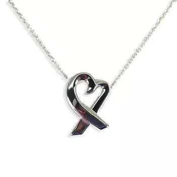 [Used] TIFFANY/Tiffany 925 Loving Heart Pendant/Necklace [g382-61]