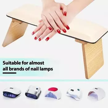 Useful Smooth Edges Thicken Manicure Hand Rest Nail Art Light Professional Pillow Tool Daily Use белый