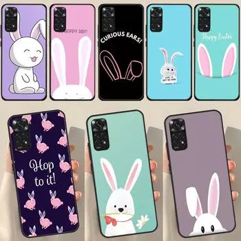Уши кролика для Redmi Note 12 Pro Plus Чехол для Redmi Note 10 8 9 11 Pro 12S 11S 10S 9S 9C 10C 12C Чехол Redmi Note 12S