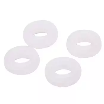 Ушные крючки для очков, круглые противоскользящие силиконовые ручки, спортивные наконечники для очков белый