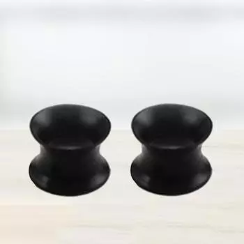 Ушные манометры Расклешенная форма Безопасное украшение для ушей 4 mm чёрный