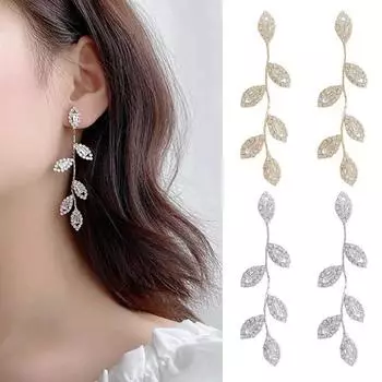 Ушные шпильки, изысканный легкий пирсинг серебряный