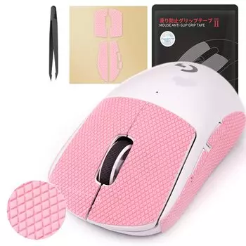[Усиленное сцепление/Превосходное влагопоглощение] Hotline Games HyperFit Sakura Pink Mouse Противоскользящая лента Logitech G PRO