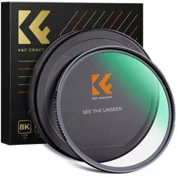 [Усиленный тип NANO-X] K&F Concept 67 мм Защитный фильтр для линз Закаленное стекло 9H Высокая твердость Высокая пропускаемость HD Супер разрешение Ультратонкий Wat