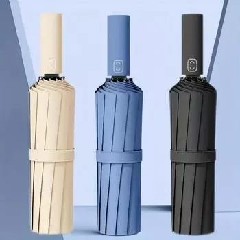 Усиленный зонт с 24 косточками, мужской деловой прочный и долговечный ветроустойчивый зонт, солнцезащитный зонт с защитой от ультрафиолета, женский солнечный зонт