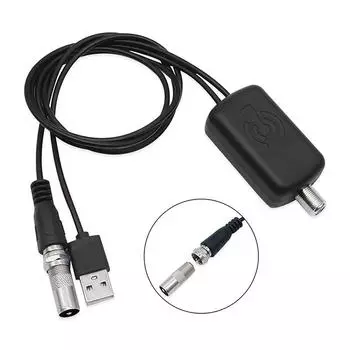 Усилитель антенны HDTV 4K с низким уровнем шума и высоким коэффициентом усиления Усилитель телевизионного сигнала UHD-телевизоры Аксессуары чёрный