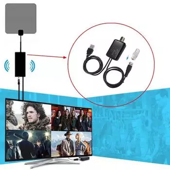 Усилитель антенны HDTV 4K Усилитель телевизионного сигнала с низким уровнем шума и высоким коэффициентом усиления Аксессуары для телевизоров UHD