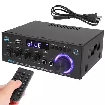 Усилитель Bluetooth HiFi стерео усилитель мощности приемник канала 2X40 Вт мини усилитель небольшой домашний аудио усилитель вход управления для динамика 5.0 2.0