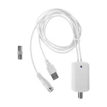 Усилитель цифрового телевизионного сигнала эффективно улучшает силу приема телевизионного сигнала P6W1 white-1set