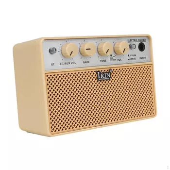 Усилитель для электрогитары с разъемом для наушников, легкий дорожный мини-усилитель, портативная акустическая система для